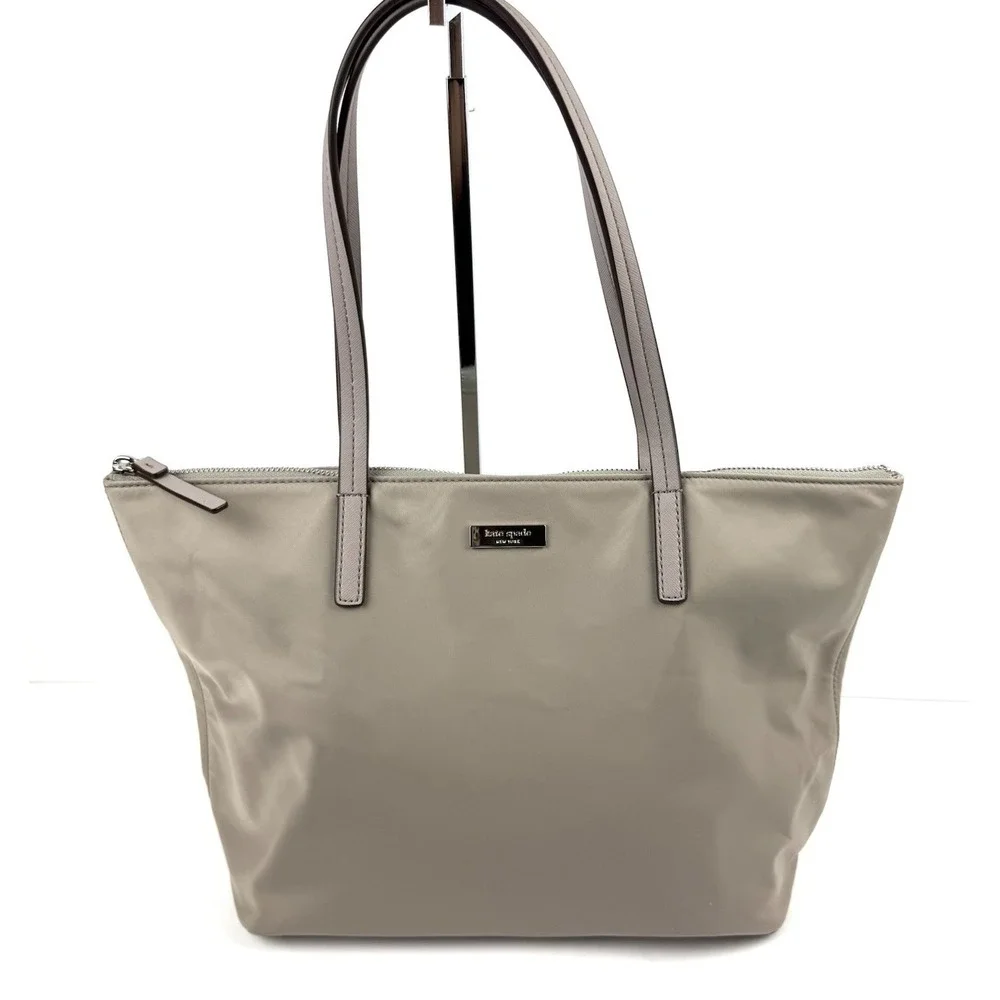 Kate Spade Lida May Street‎ Handbag Taupe Gray Shoulder Bag Purse Brand New